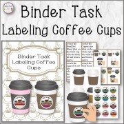 BINDER TASK Labeling Coffee